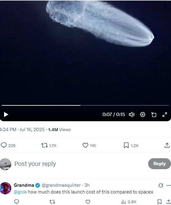 喷子果然不分国籍！当老外看到我们的天舟9号货运飞船在空中形成漂亮的“水母云”时，