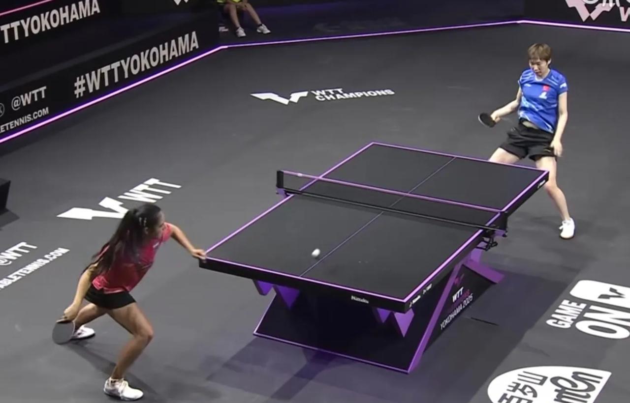 王曼昱3:1战胜迪亚兹晋级16强！WTT横滨冠军赛，女单首轮比赛，国乒王曼昱对