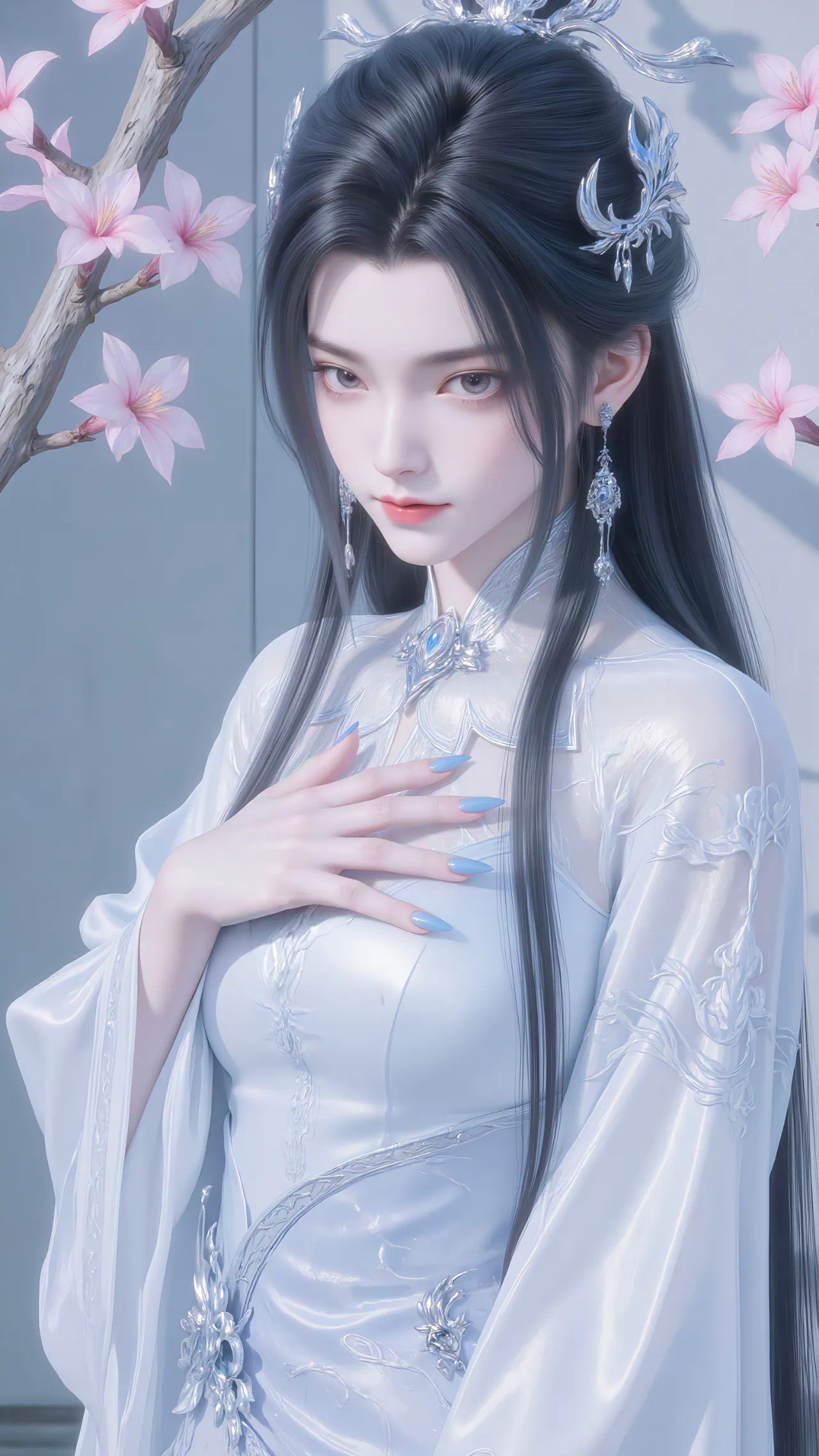 诛仙陆雪琪【精致美图】终归还是白色更能凸显仙侠之气！国产动漫​​​