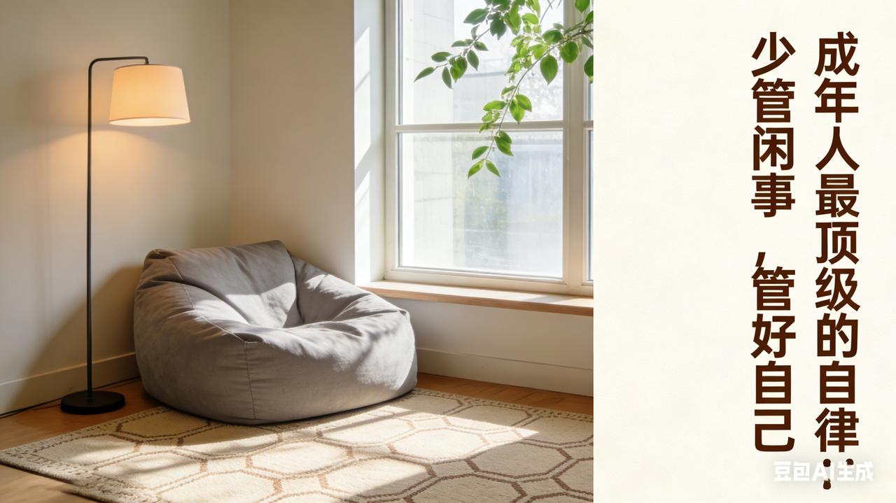 成年人最顶级的自律：少管闲事，管好自我人至中年，愈发领悟一个道理：少干预他人