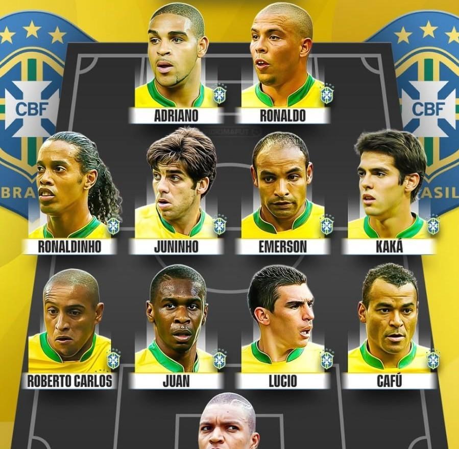 巴西足球界最近正在探讨06年的巴西队为什么没能拿到世界杯的原因，以大罗、小罗、卡