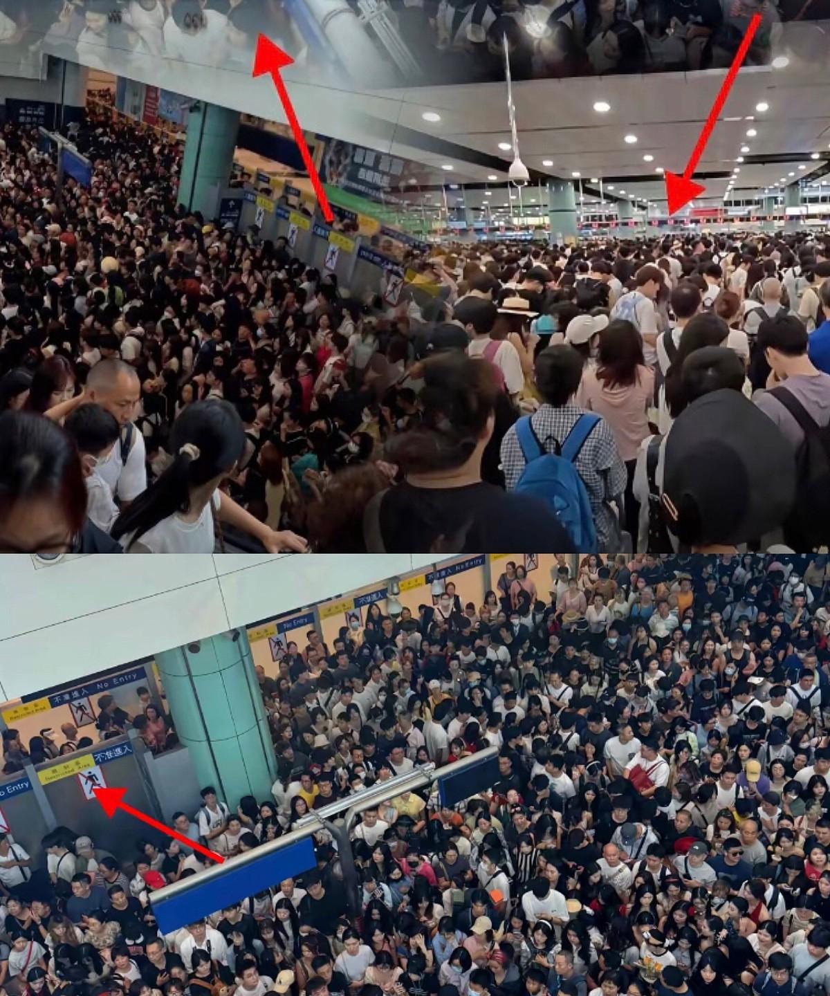 5.2号一觉醒来出没出门的都傻眼了没想到今天的香港，竟然被围得水泄不通，动都