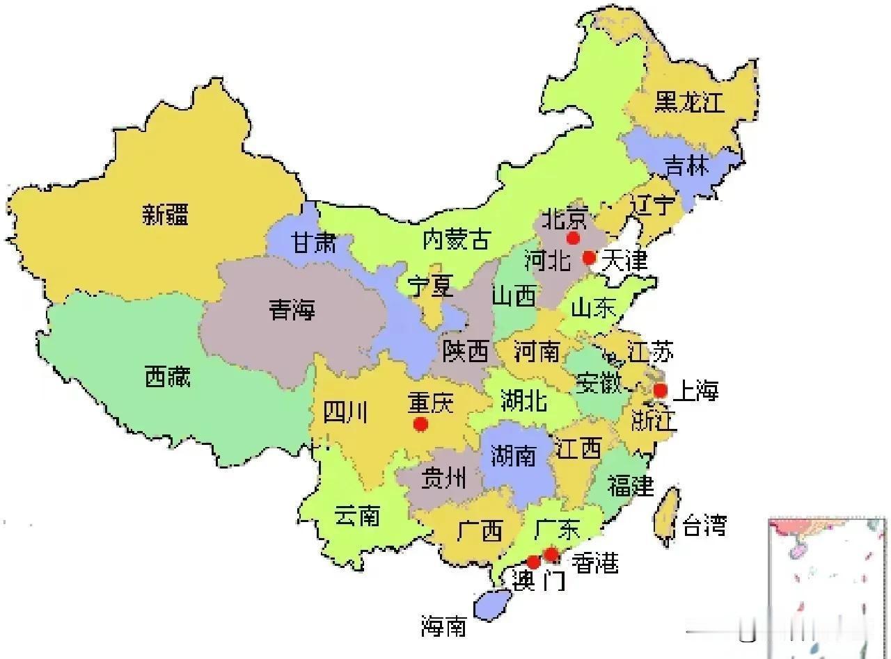 中国有四大直辖市、四大一线城市，其实也有四大一线省份！排名无争议大家都熟悉