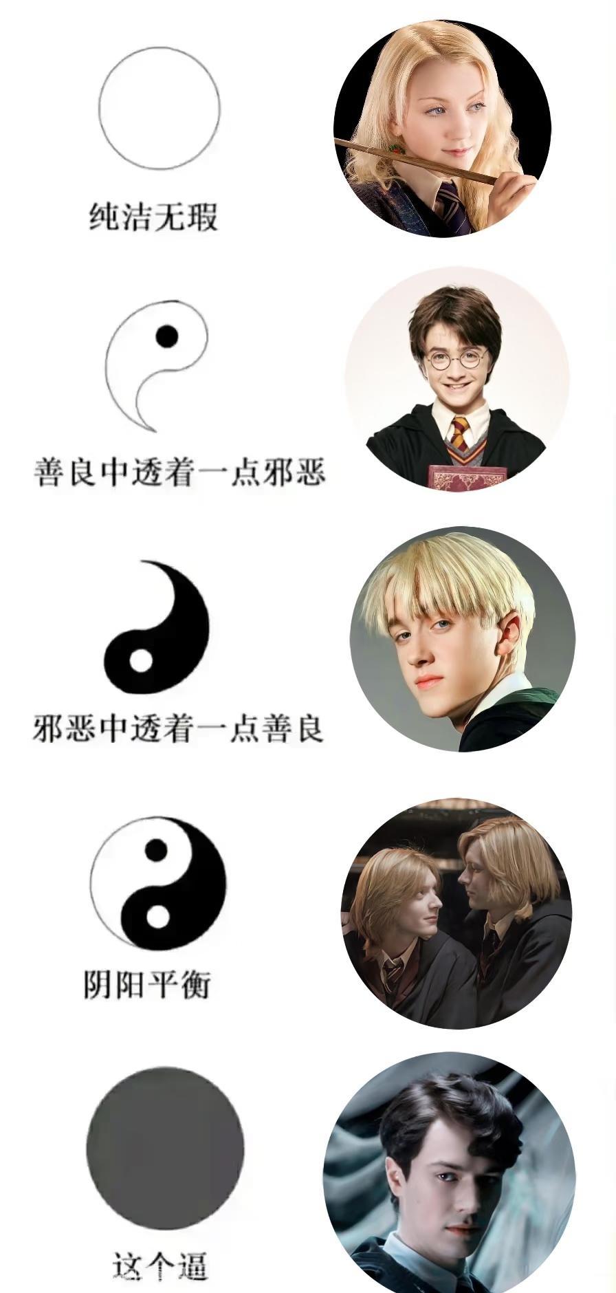 上古梗图之哈利波特偏原著向哈。哈利波特哈迷梗图本人精神状态此图有梗