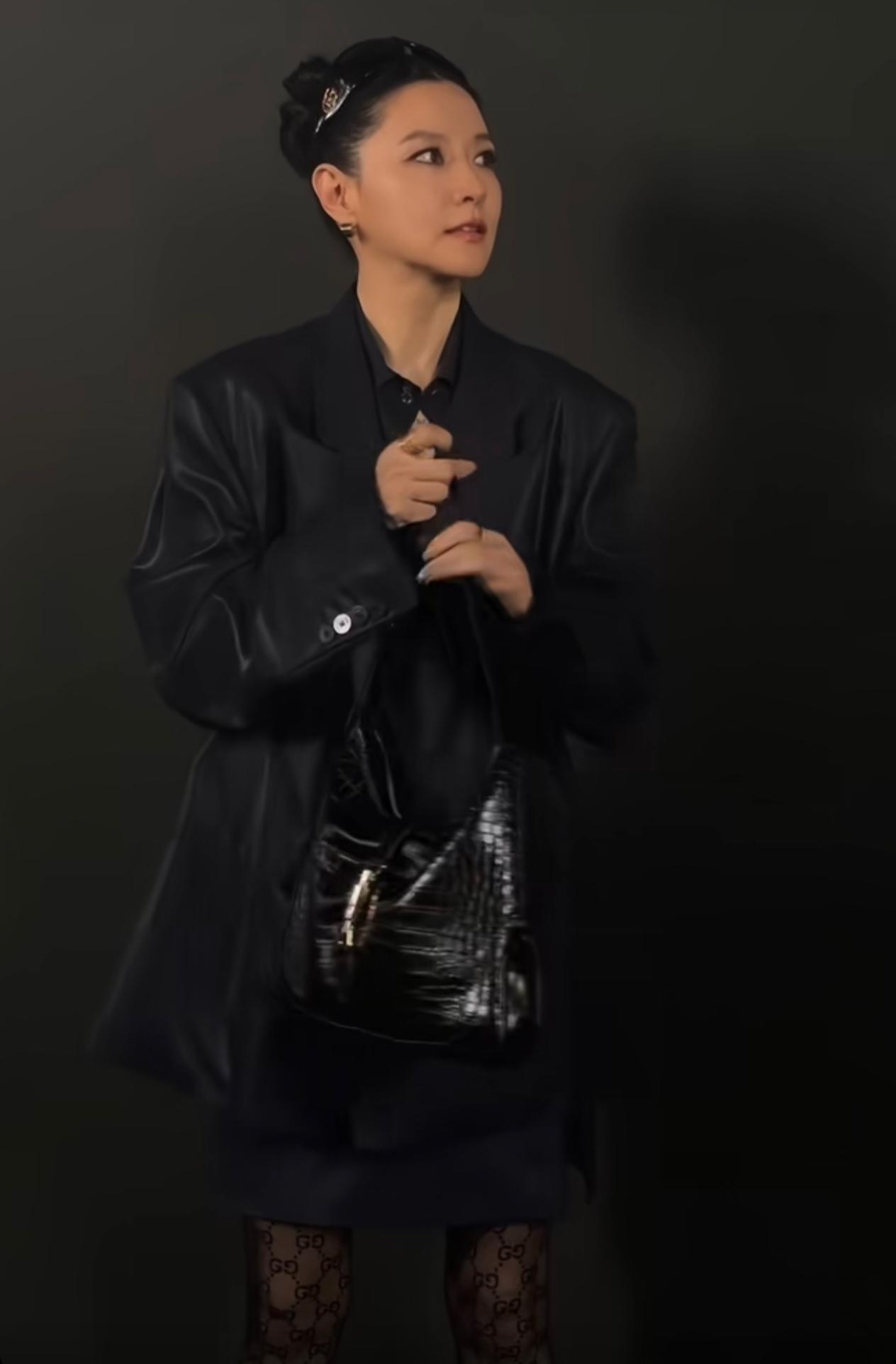 这次GUCCI纽约2027早春大秀太有看点了，5月16日活动现场，李英爱和张凌赫