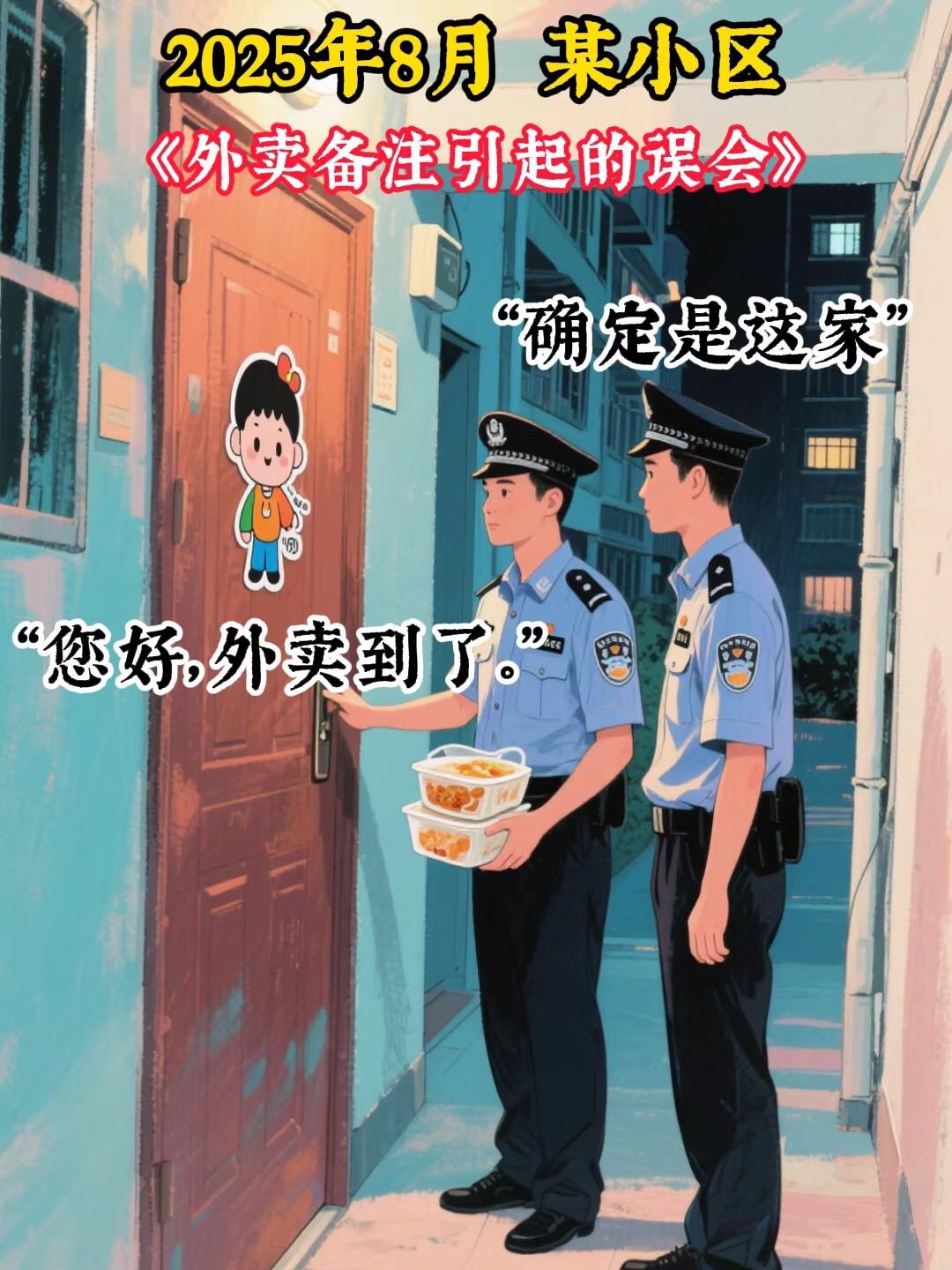 “是我的最后一餐”。凌晨收到外卖备注“最后一餐”，吓的商家联系民警…