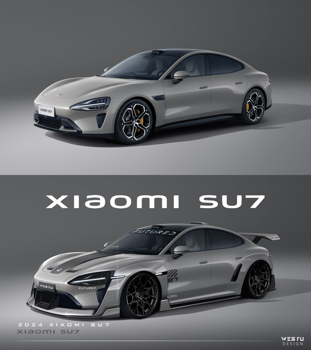 这台小米su7有亿点不一样！！此次改装的设计理念旨在增强和强调小米SU7的运动