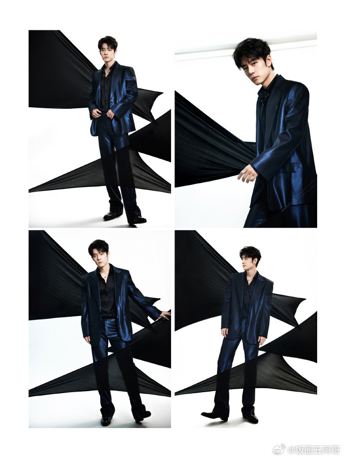 肖战好像把一身绸缎披身上了