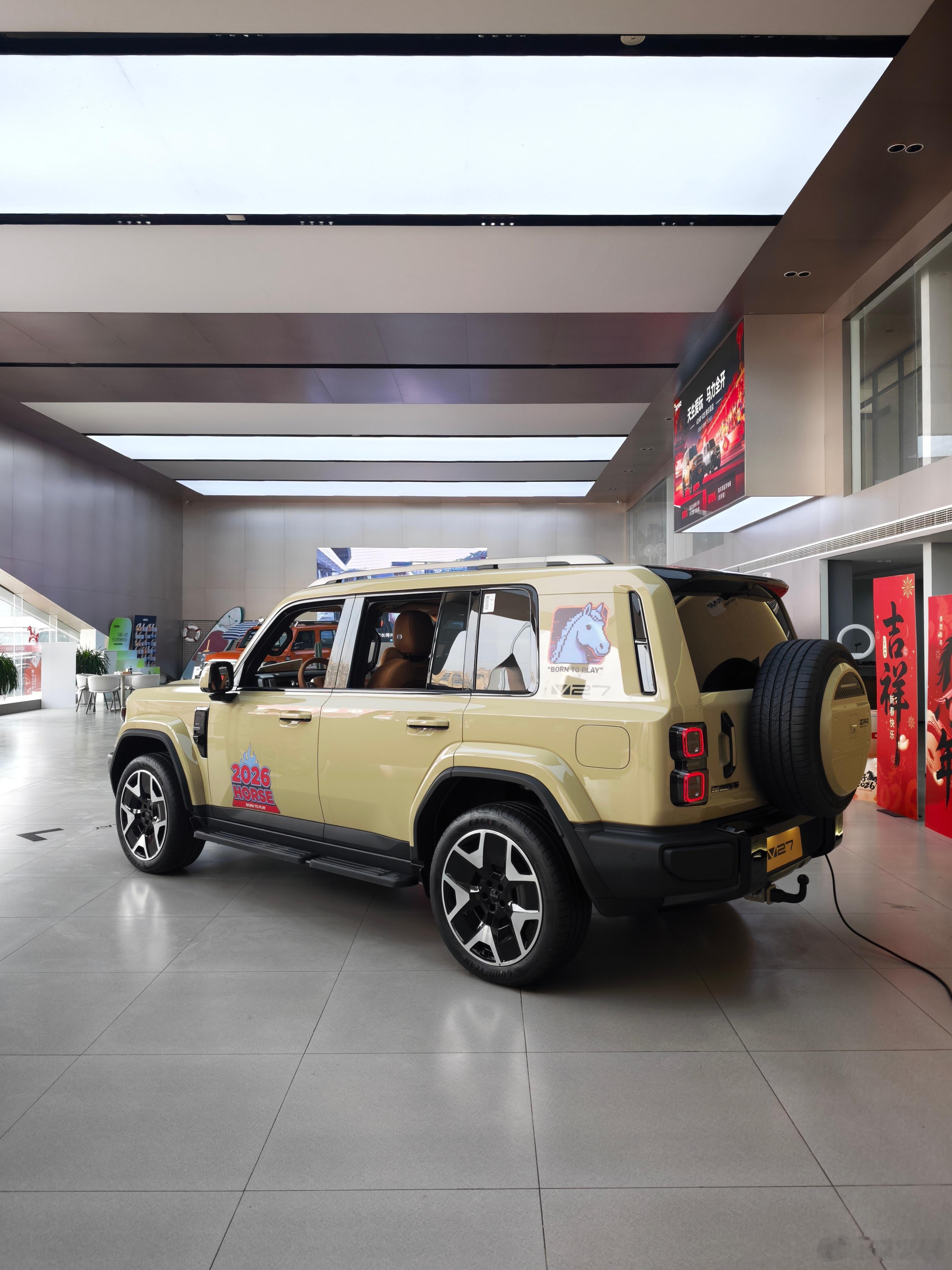 本来就是想着去看看icarv27的静态的没想到试驾车都有了，那就试试小细节很有