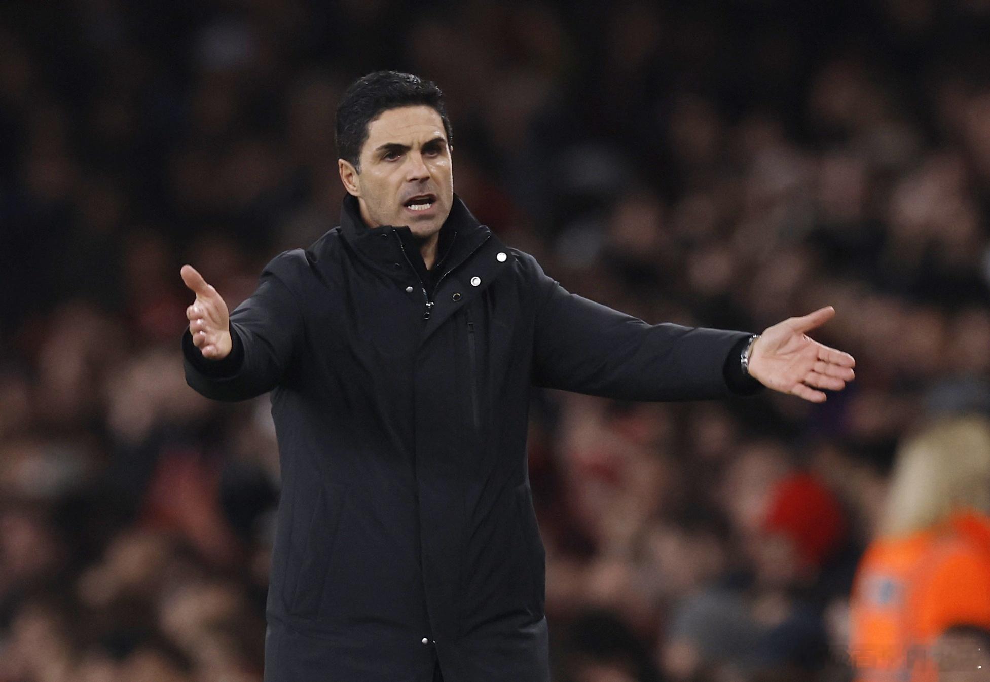 邮报：阿尔特塔坚称伤病是因比赛过多和运气，而非训练强度过大01月02日讯据《每