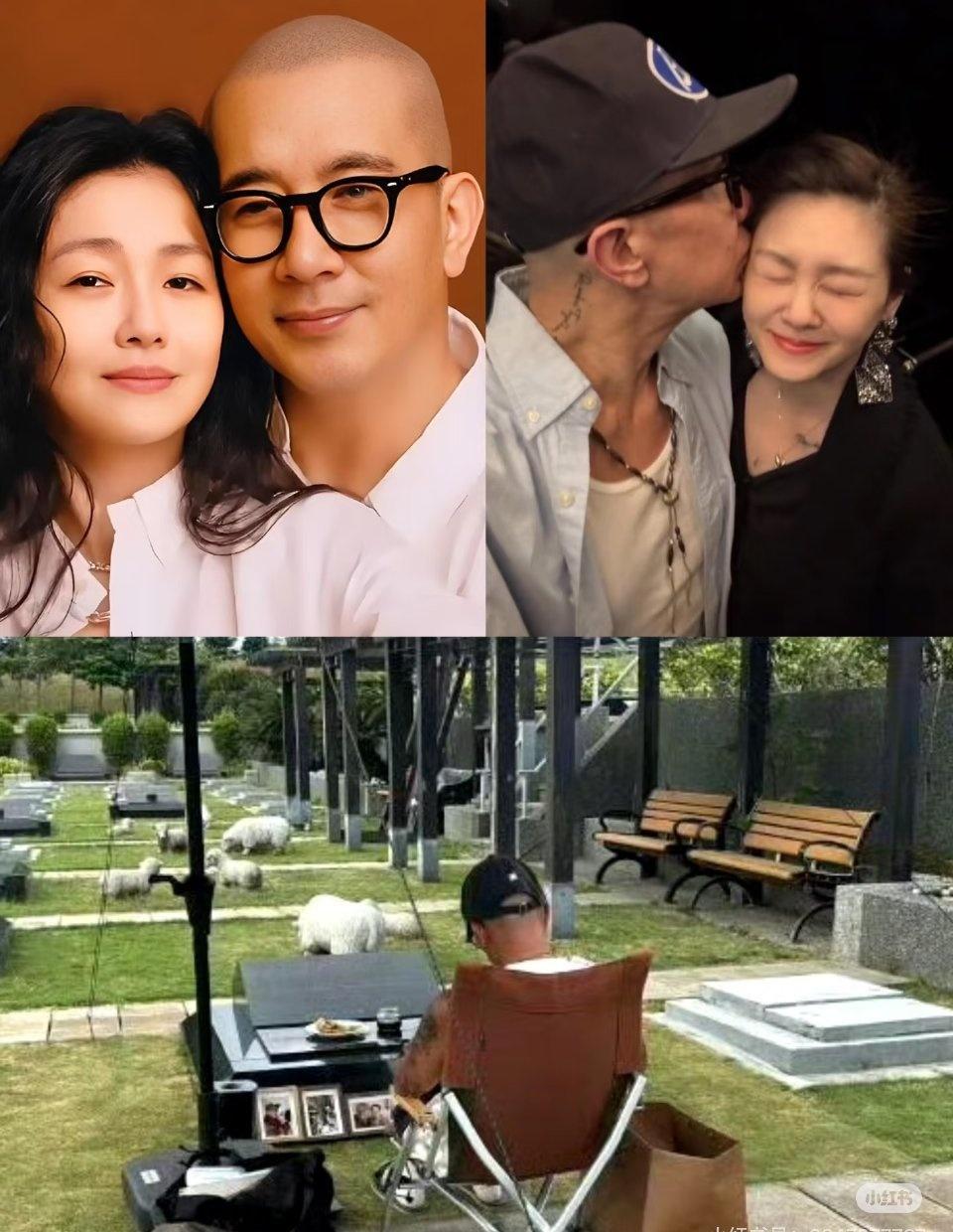 雨天山路泥泞，他手提折叠椅与供品，独自走向墓园的背影，让韩国节目组人员红了眼眶。