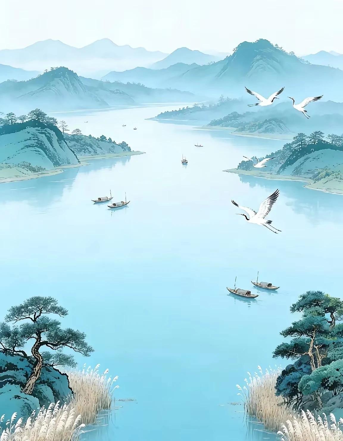 上联：长空无言纳万云下联：碧野有情蕴千山