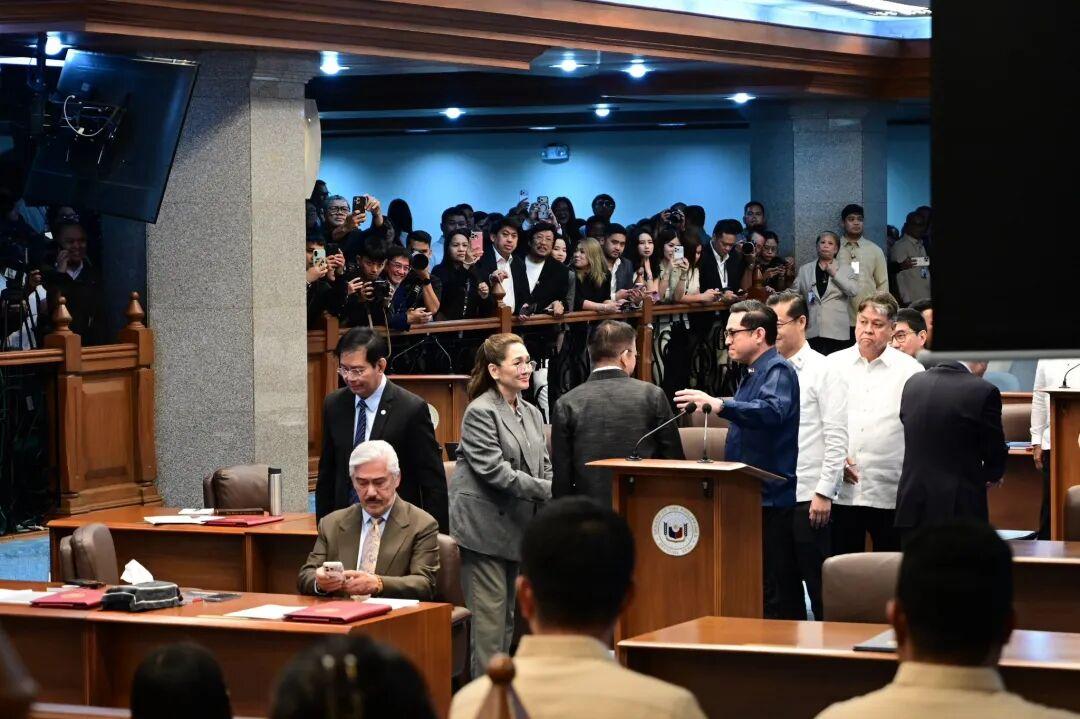 菲参议院终于变天了！6月3日，菲参议院政局出现新变化，在连续两天因人数不足无法