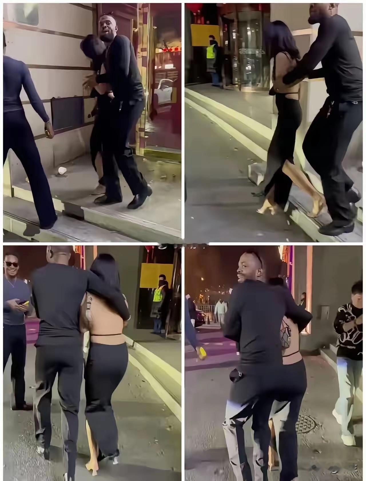 看起来老外很开心