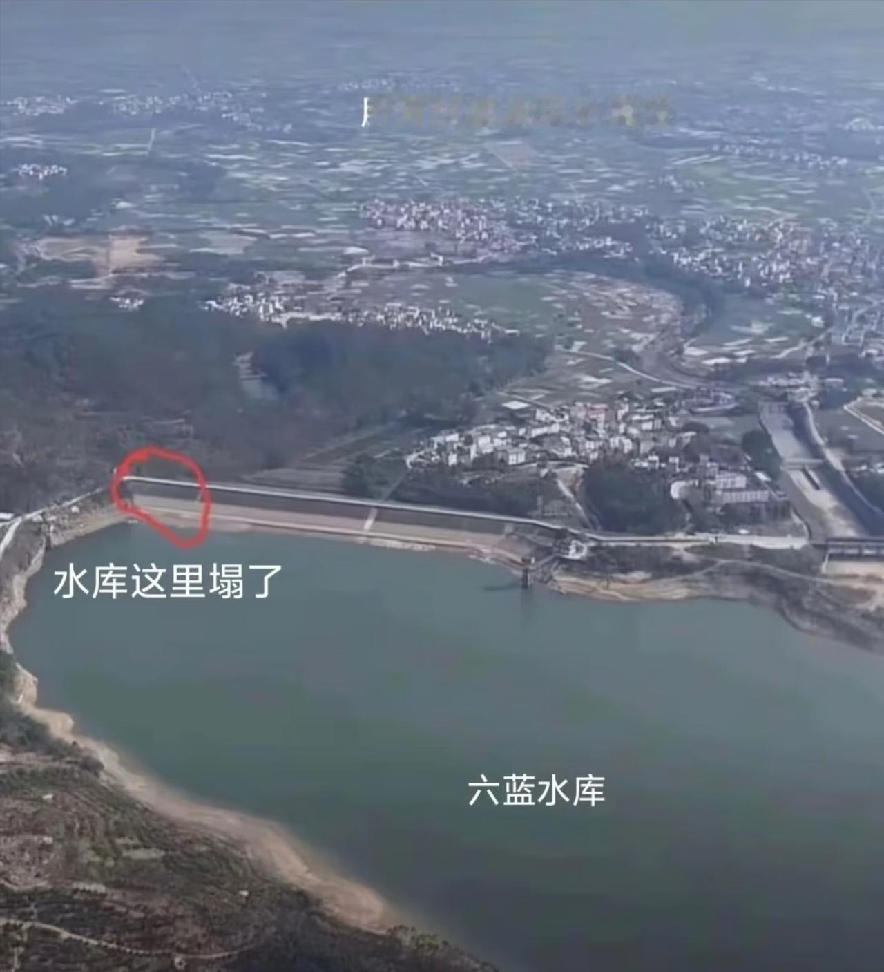 广西横州决堤大概就是这么个情况。这个水库有些老了，还是上世纪修建的土水坝，确实没