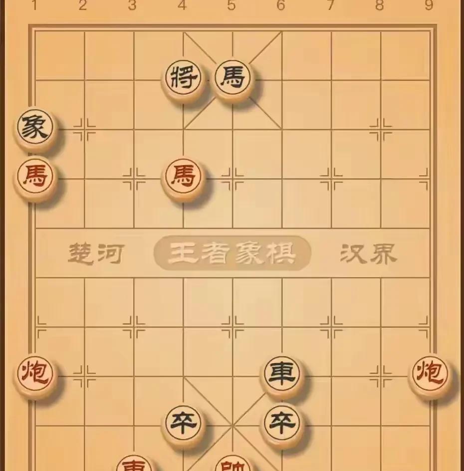 如果你20秒能解开这个残局，那足以证明你棋感之好，水平之高。如图，黑棋双鬼拍门