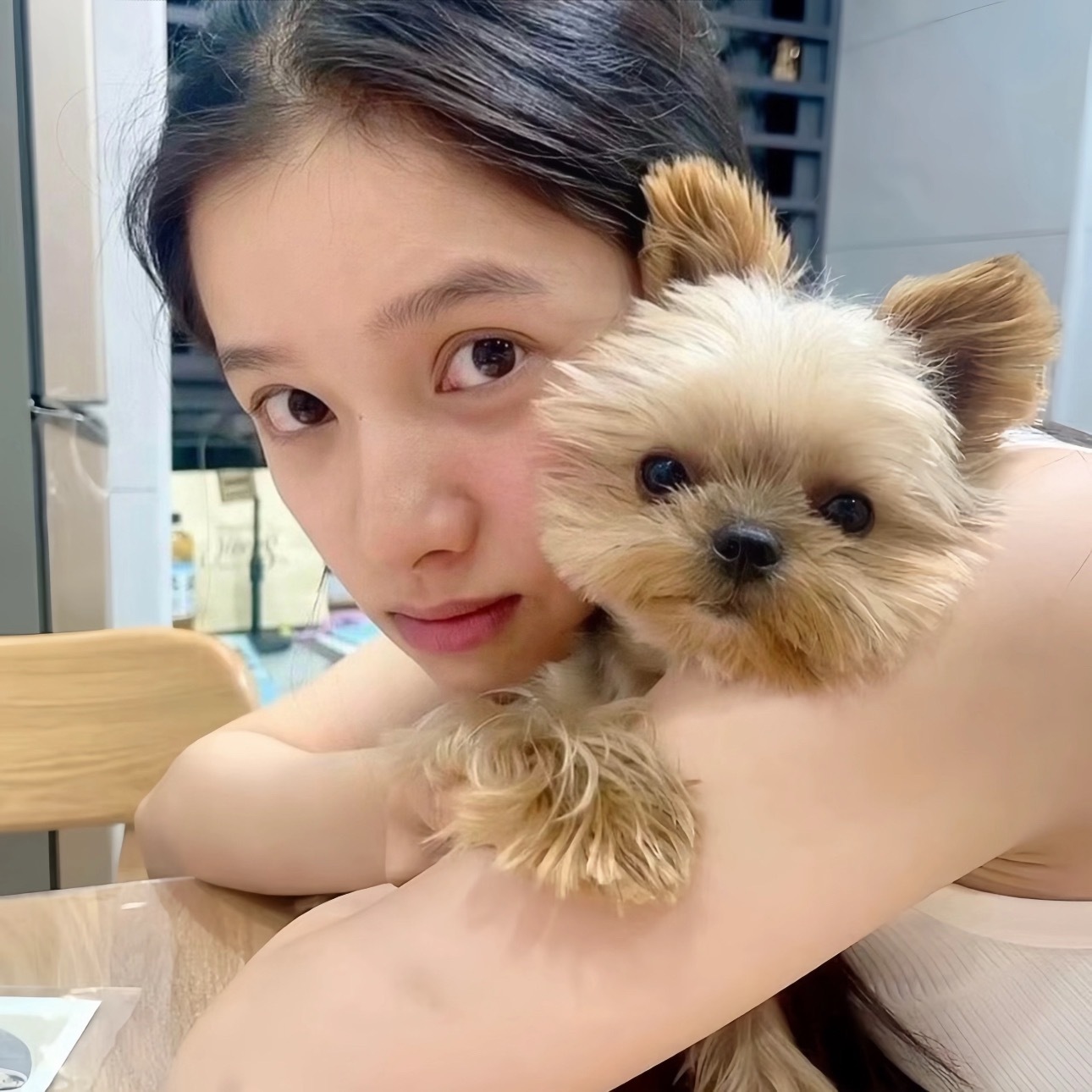 想和你养个狗狗🐩去楼下走走～​​​