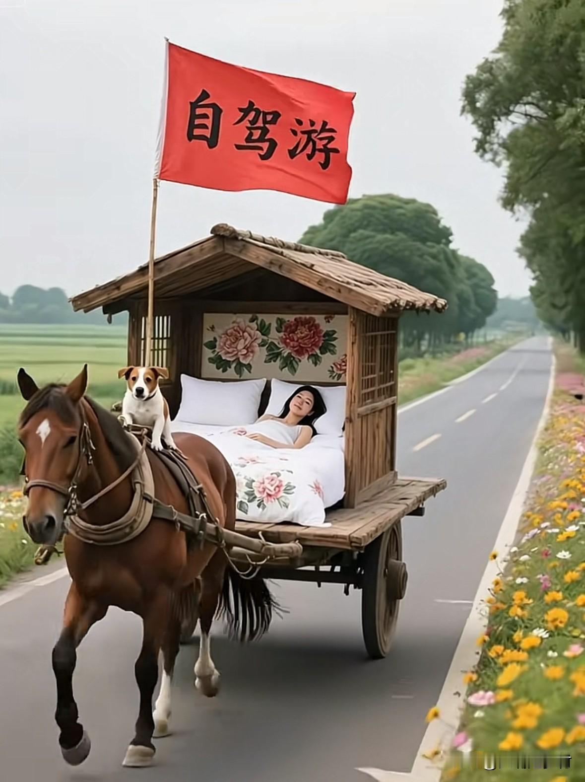 这才是真正的自驾游！你们见过有人这样自驾游的吗？