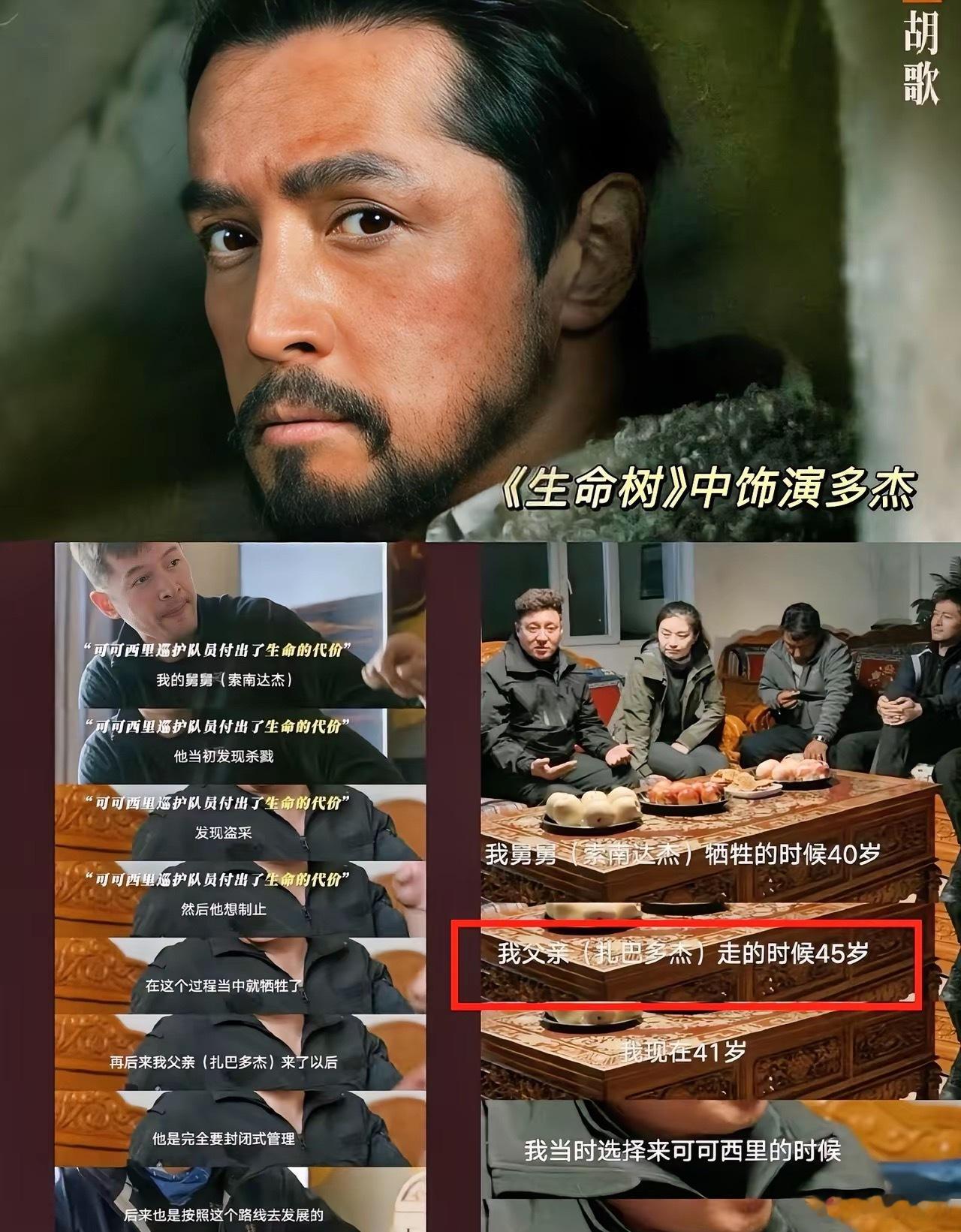 有人说，胡歌参演《生命树》，抬杨紫，是还人情！可见一点都没做功课，也不了解胡歌。