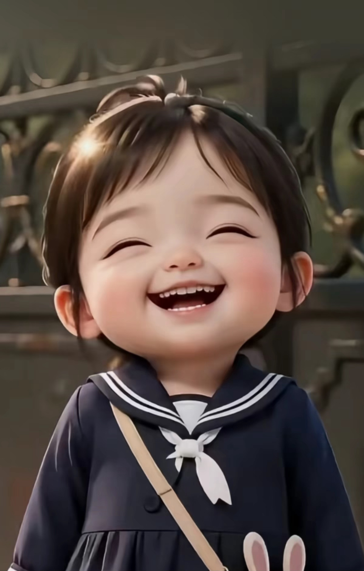好可爱的宝宝[大笑]，卯卯​​​