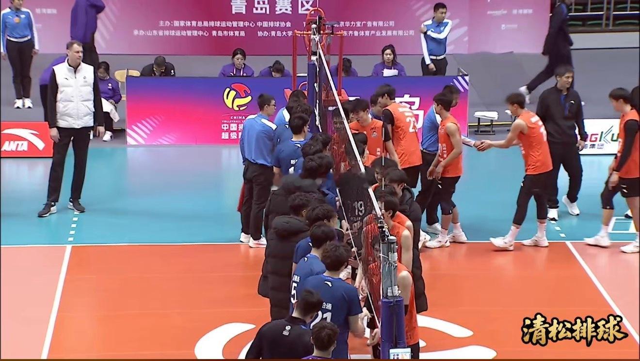 2025-2026中国男排超级联赛常规赛A级第14轮，山东青岛兴轮呦呦男排主场3
