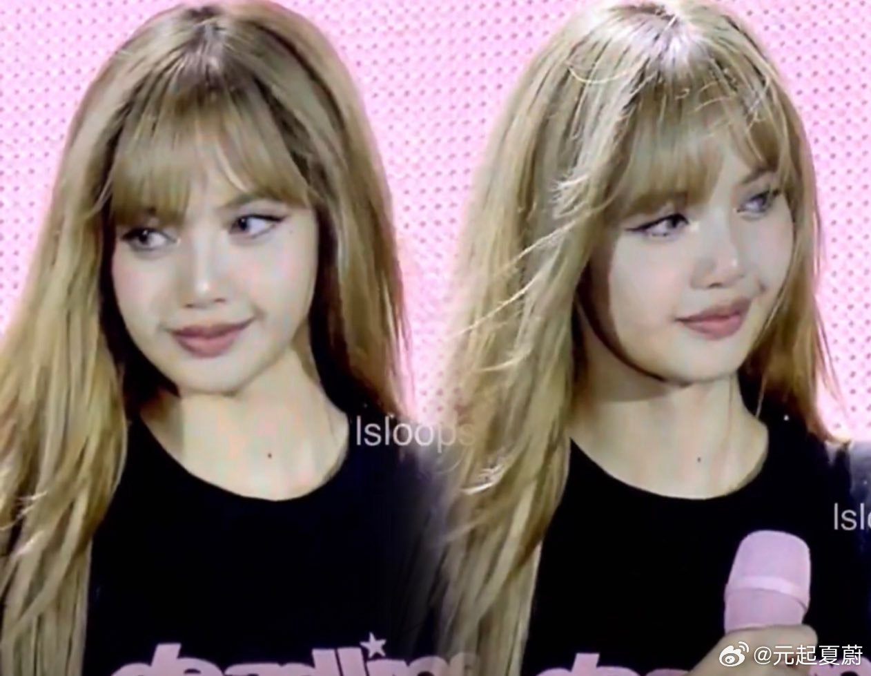 Lisa演唱会饭拍，真的好清纯好魅​​​
