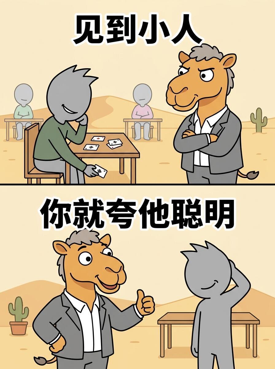 很多夸奖，只是成年人圆滑的相处方式