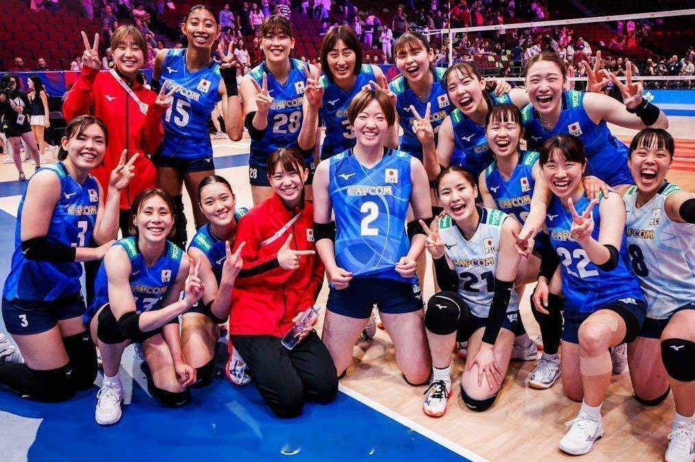 日本女排2025女排世锦赛阵容二传：关菜菜巳-籾井あき主攻/接应：和田由纪