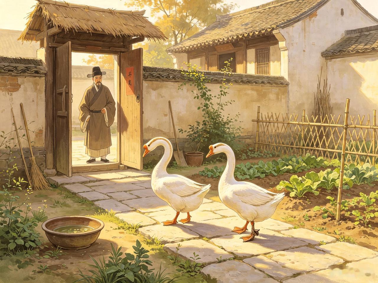 清代《虞初新志》里记了这么一件事：汤邻初到江西做官，在任上生了个女儿，满周岁