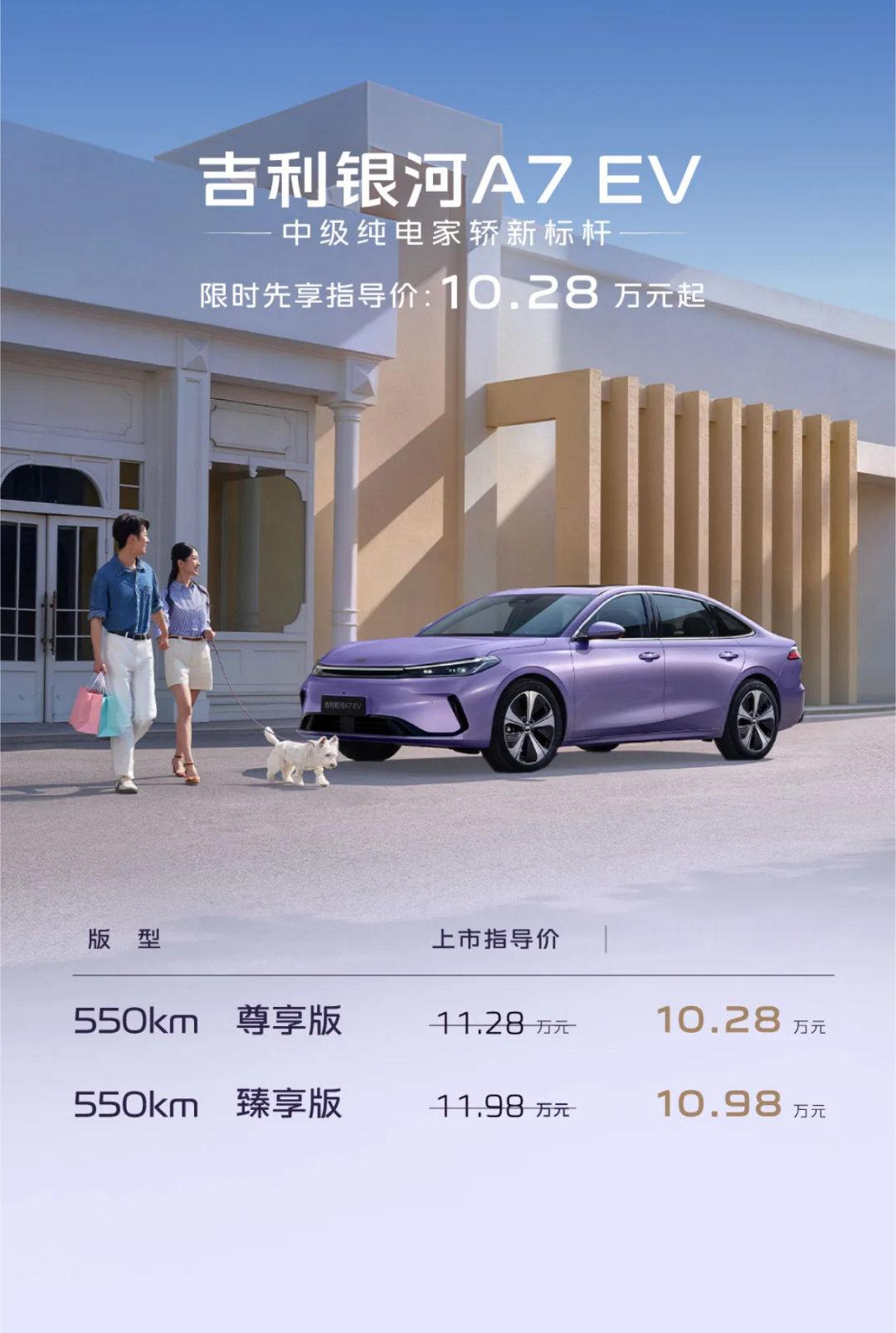 今晚发布会太多了！在无人注意的角落里，银河A7双子星上新银河A7EV纯电版，10