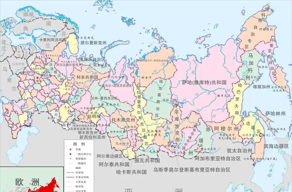 如果俄罗斯倒了，那么北约军事集团会迅速跨过乌拉尔山，届时哈萨克斯坦、蒙古、阿富汗