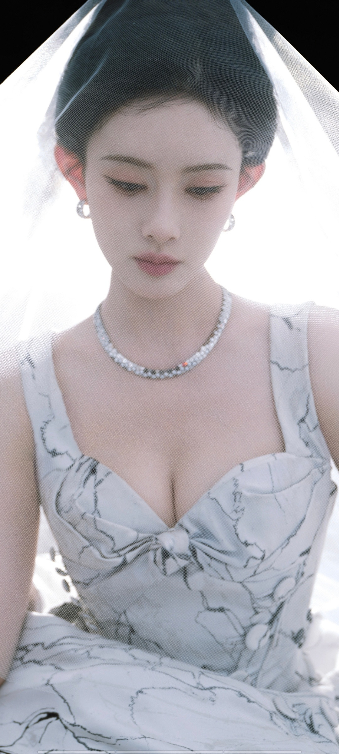 孟子义婚纱孟子义尖叫之夜出图今天是艾莎公主❄️