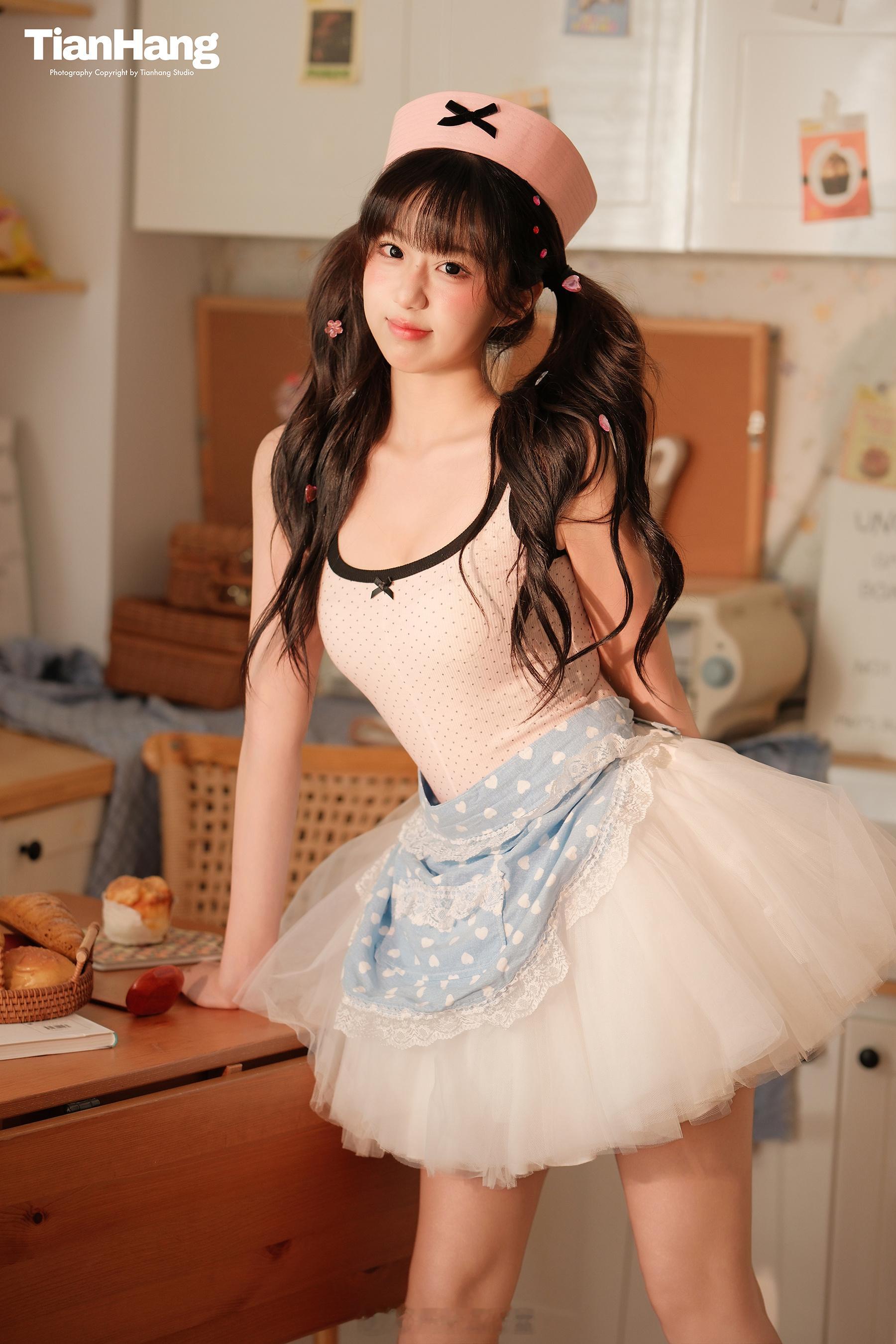 ✨客片分享今天是甜度超标の甜心小厨娘🎀天航工作室韩系少女心少女写真天航客片