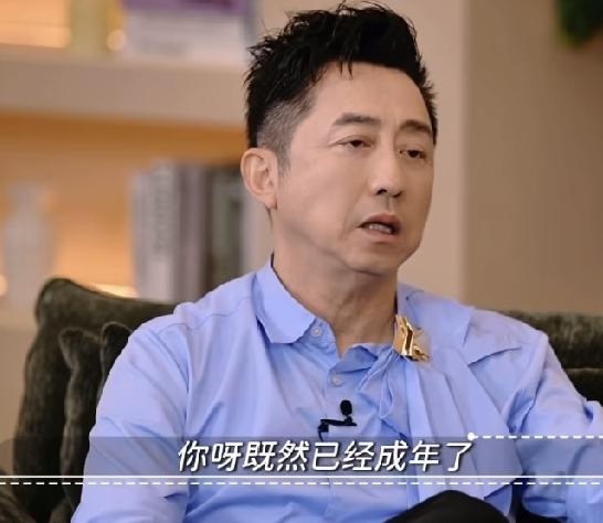 主持人问庾澄庆：儿子恩利现在进入娱乐圈，你会紧张吗？庾澄庆想都没想回答道：我