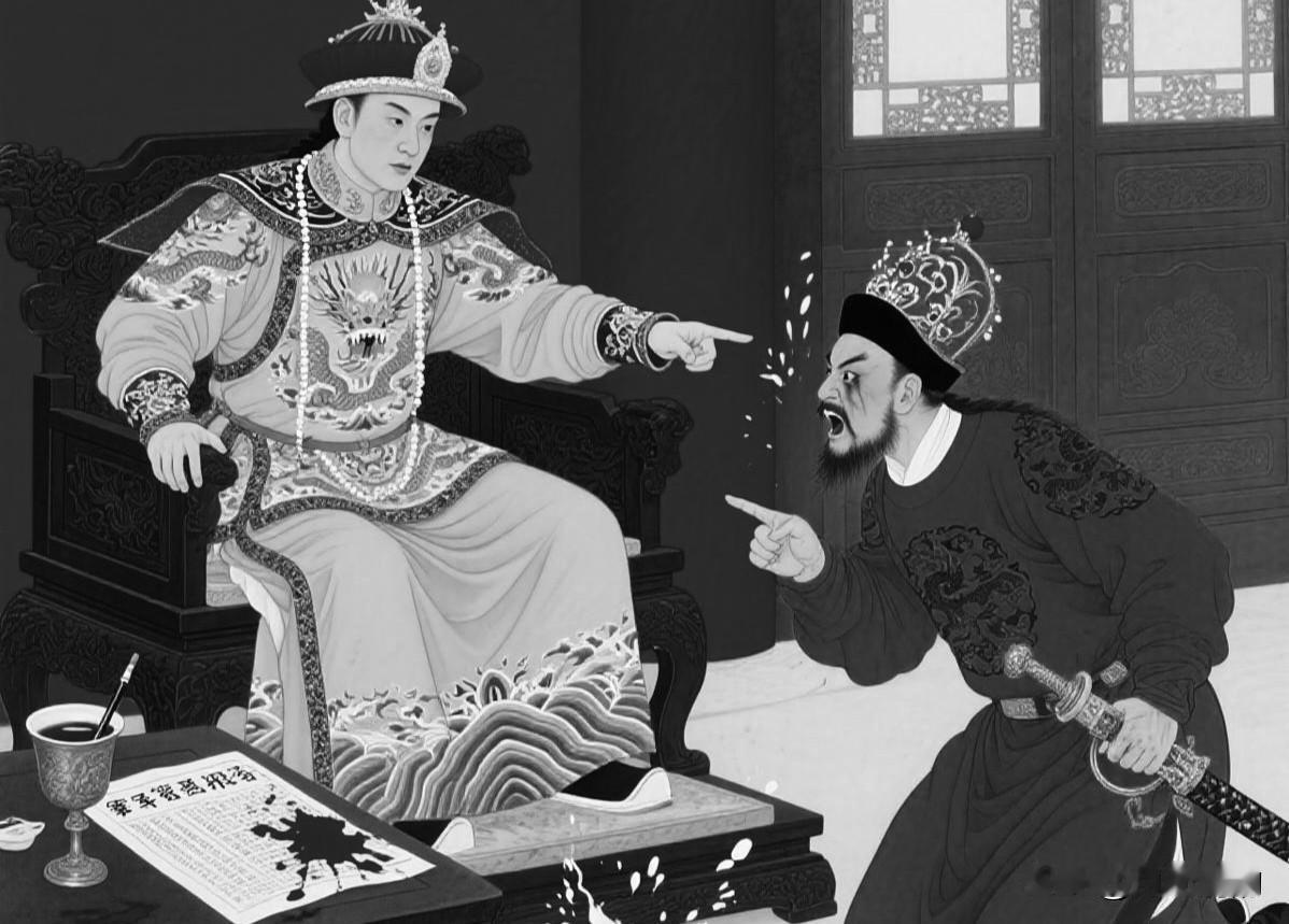 1626年，莽古尔泰当上旗主，这人是个莽夫。1630年大凌河之战，他因不满皇太极