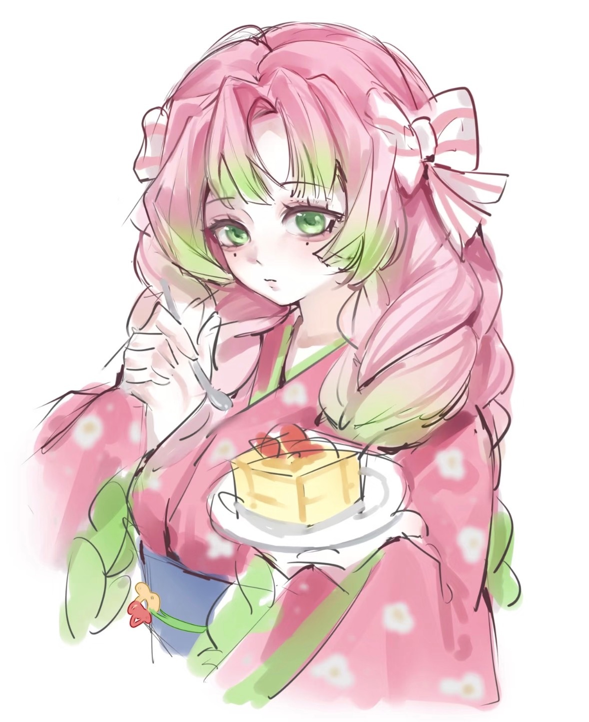 让我康康是谁还没被粉毛美到呀！？动漫点评团海外动漫名场面鬼灭之刃