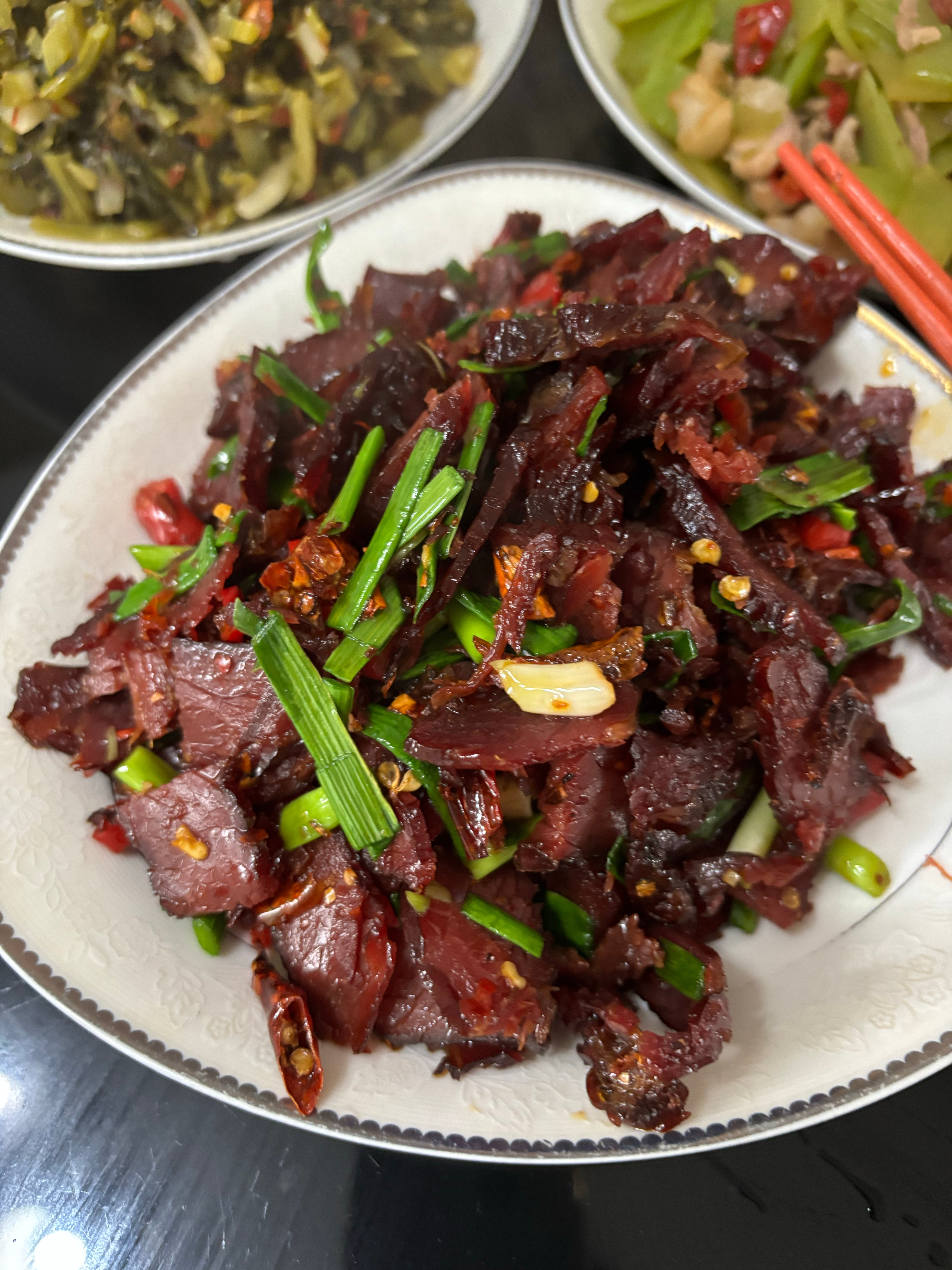 今天的菜超级下饭关键这碗黄菜真的够味儿