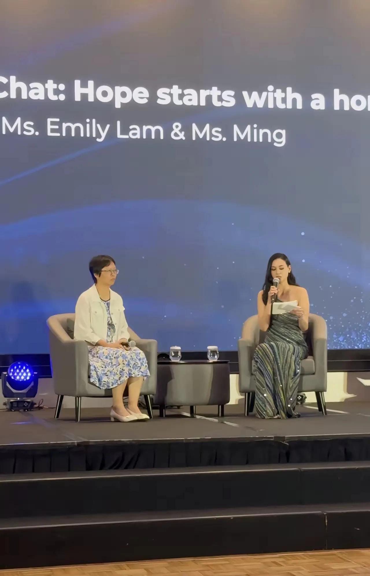 林恬儿应该不是很想离婚，主要是她出来参加活动，提到的主题还是家，离婚的话，就没有