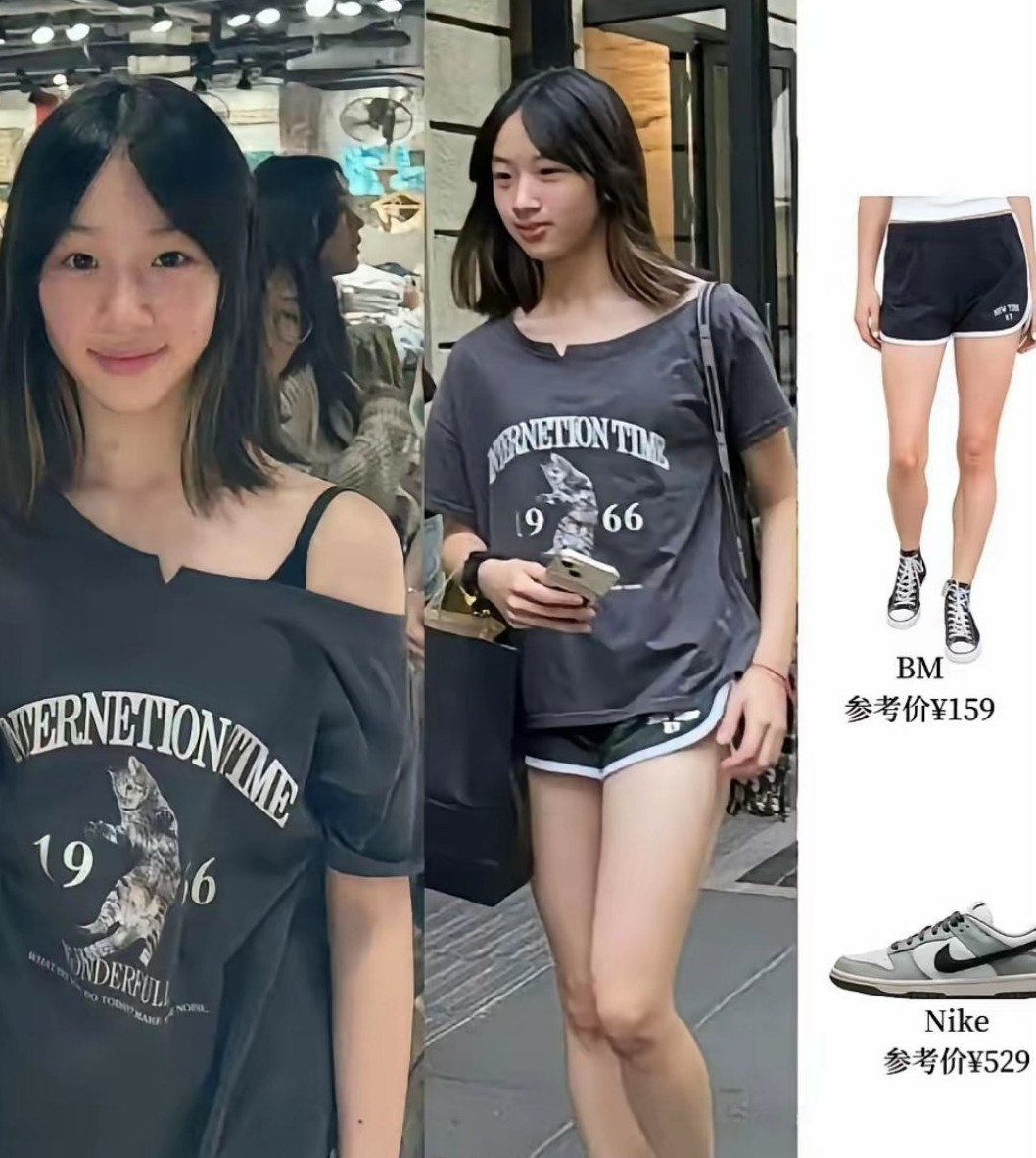 吴尊的女儿，不得不说，挺节约的