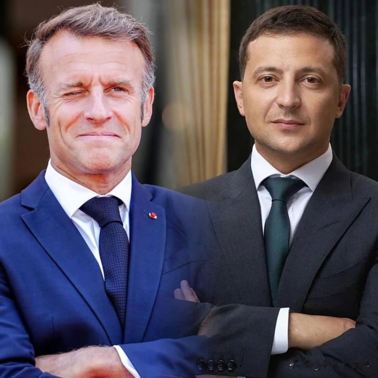 法乌总统联和发布消息！12月2日，法国总统马克龙和乌克兰总统泽连斯基在巴黎爱