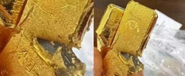 工行回应两售出金条疑有杂质情况不属实，疑似杂质应为金条售出后的外部附着物[吃瓜]
