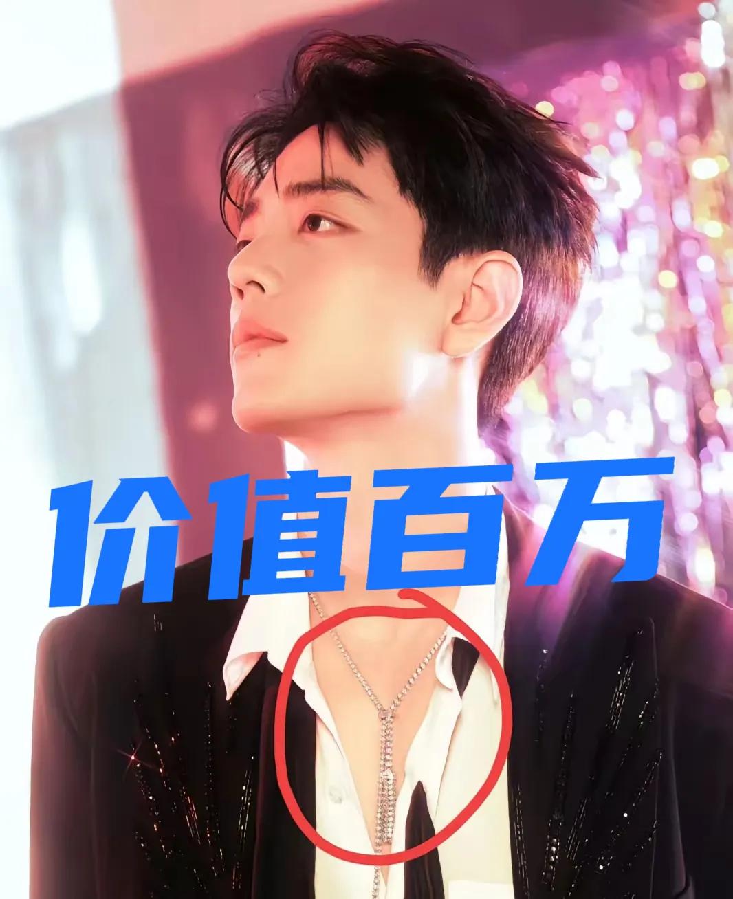 我与肖战的差距可不是一星半点，人家随便一条普通项链就价值百万，我一辈子还挣不到这