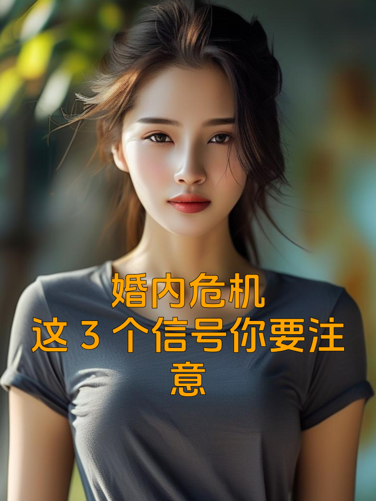 婚内危机，这3个信号你要注意