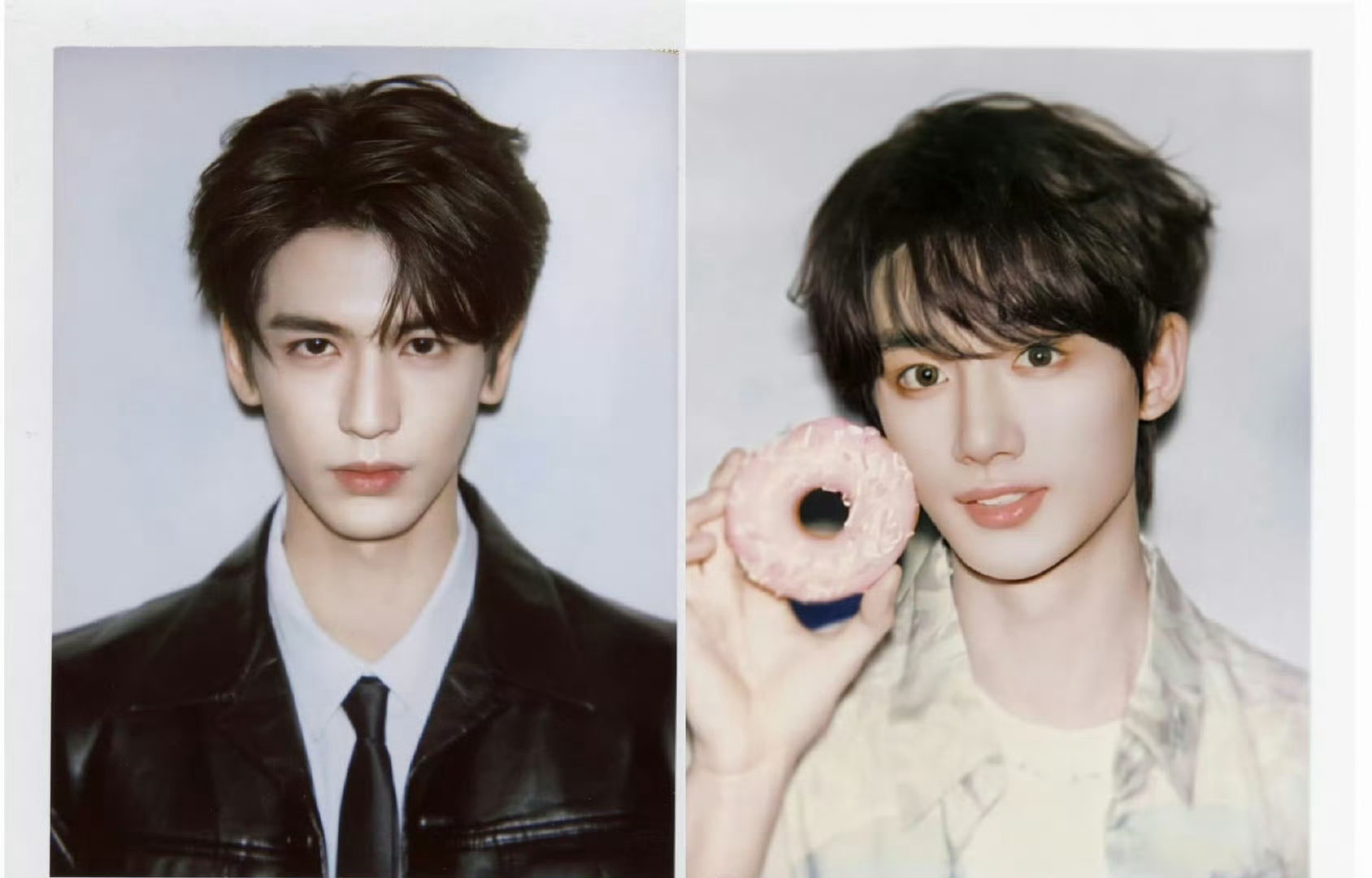 在节目现场，张凌赫和丁程鑫美貌同框超美好！张凌赫自带气场，五官深邃，帅气无敌。丁