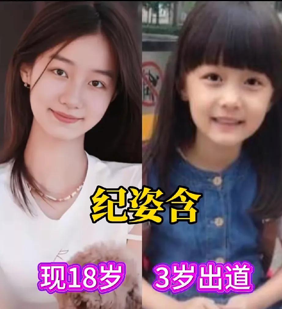 从小美到大的明星《甄嬛传》中的温宜公主，纪姿含，3岁时出演该剧，现已14岁，素