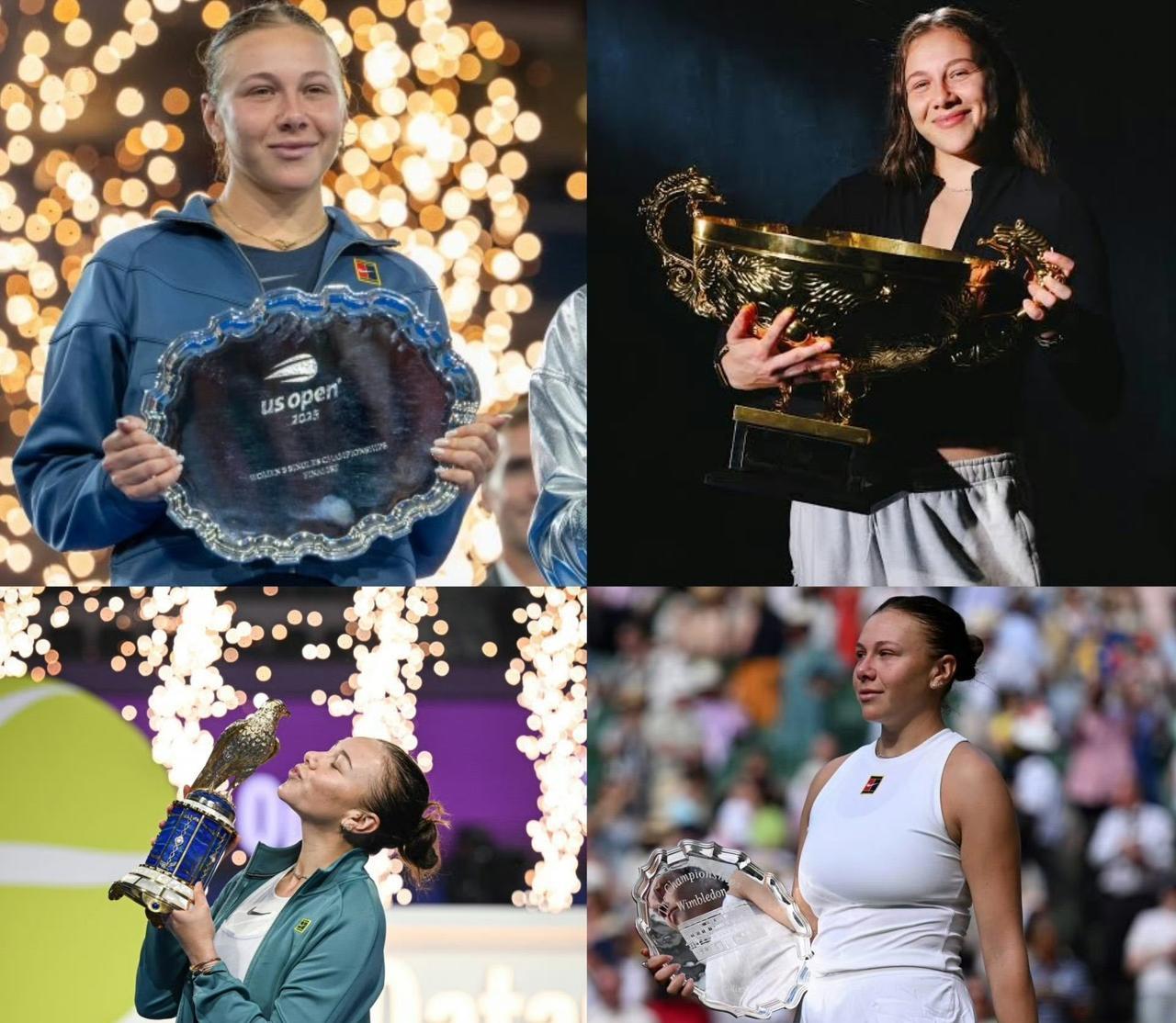 阿尼西莫娃的赛季总结来了！状态回升的速度，堪比坐火箭！排名从2024年初40