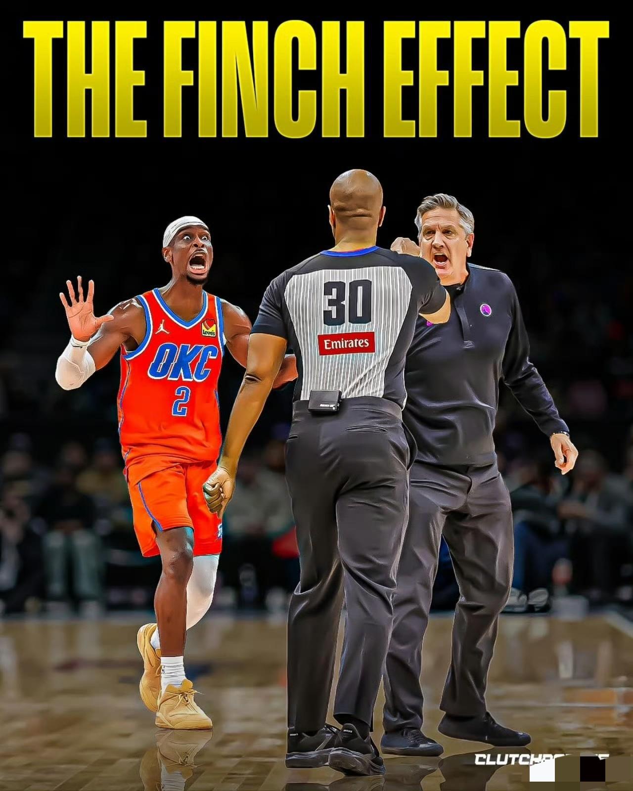 NBA所有球队都得给森林狼磕一个！[呲牙笑]森林狼主帅芬奇对着雷霆那场比赛怒喷裁