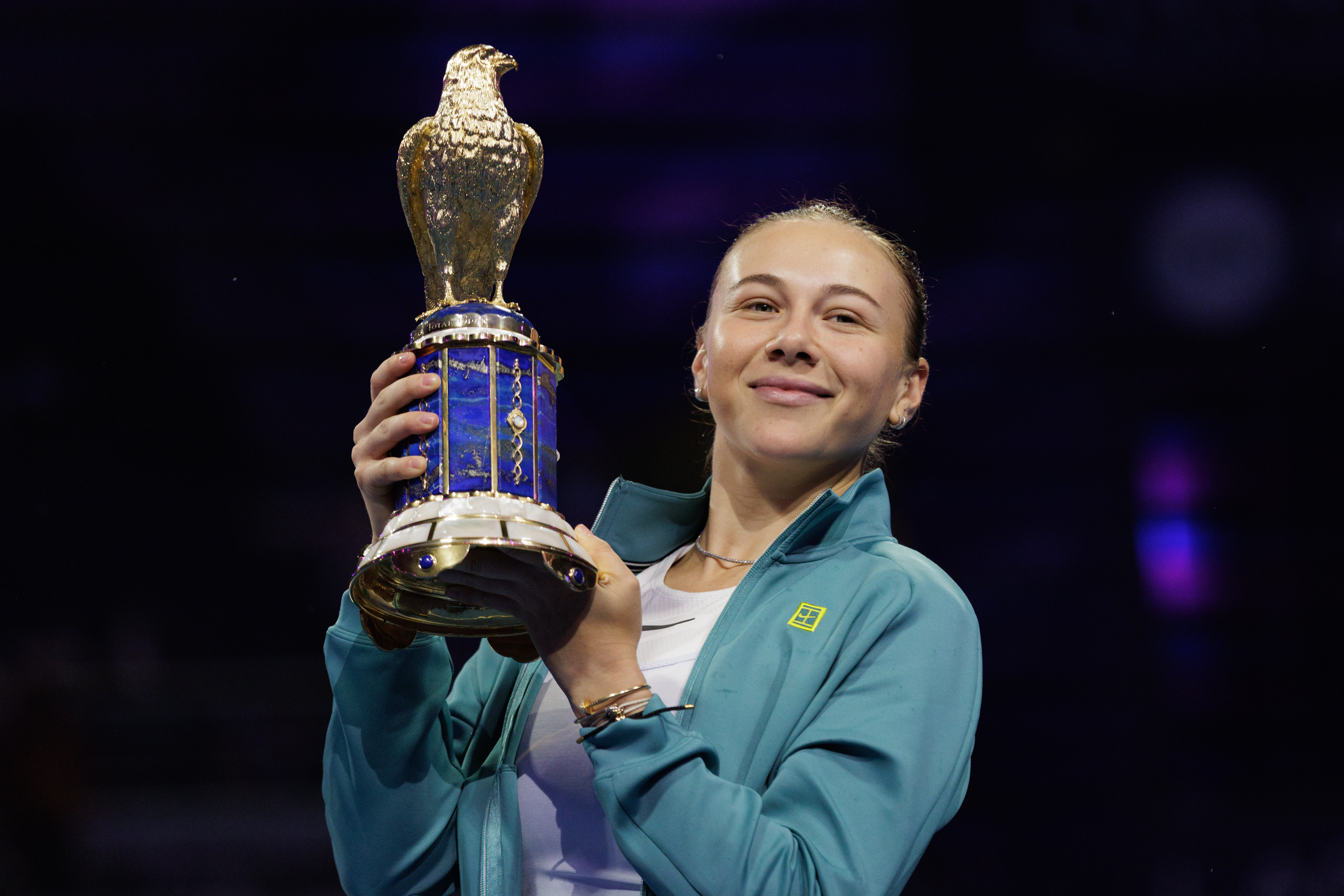 2025赛季迄今WTA1000级别冠军盘点👀多哈：阿尼西莫娃迪拜：米拉·安德列