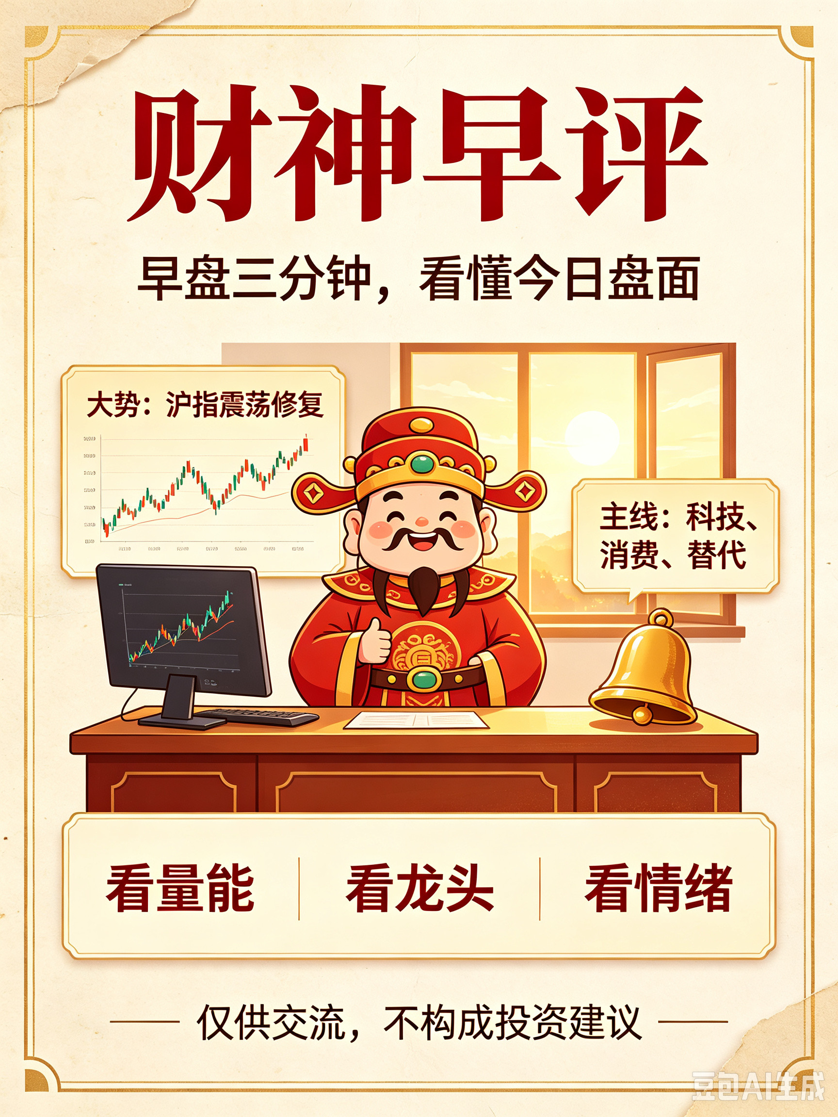 19号早评:昨天大盘略低开后冲至3992点回落调整，直到3955点才止跌回升，