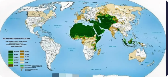 世界穆斯林化，到底有多疯狂，欧洲东南亚全部沦陷！俄罗斯总人口1.46亿，穆斯